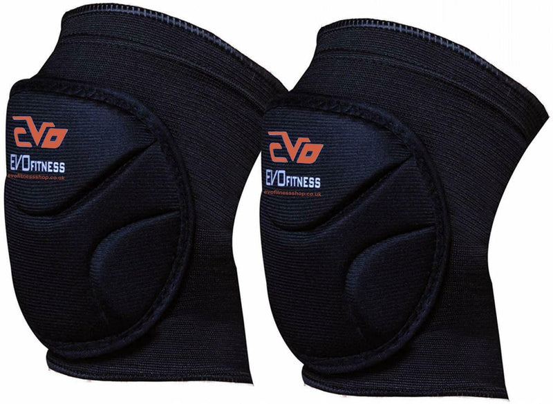 EVO Elasticated White Knee Pads