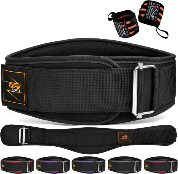 EVO Fitness Weight Lifting Belt AUTO LOCK 6.5”