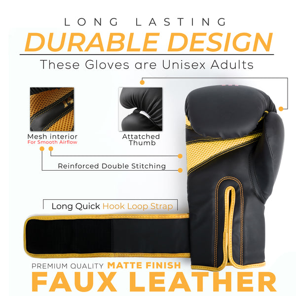 EVO Fitness Golden Boxing Gloves and Focus Pads Deal - EVO Fitness