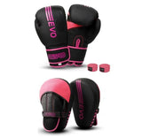 EVO Fitness Pink Boxing Gloves and Focus Pads Deal - EVO Fitness