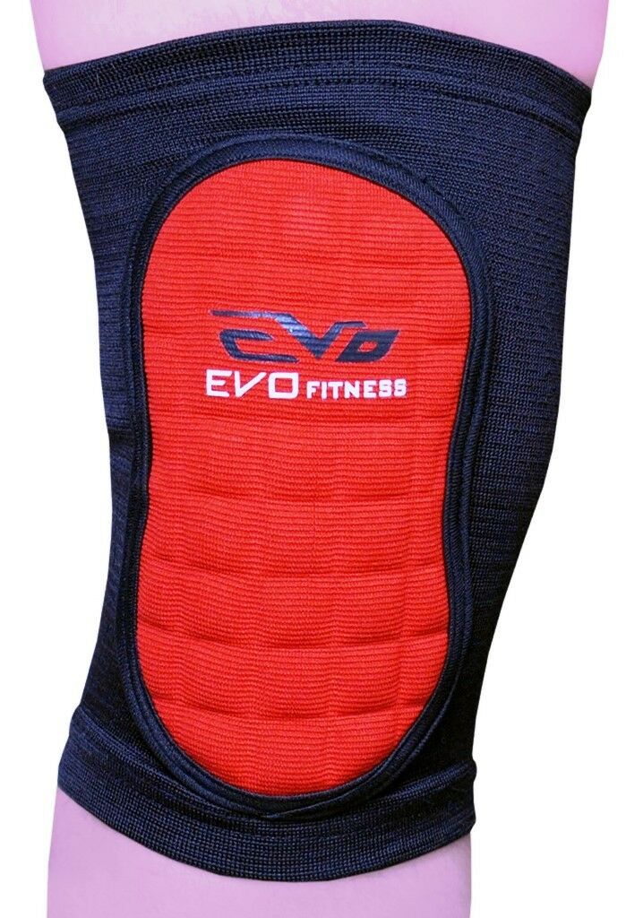 EVO Knee Support Brace Pads Gym MMA Wrestling Guard Wraps Martial Arts Football - EVO Fitness