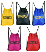 EVO Drawstring Gym Bags sack Sports School Swim Kit pe Travel Backpack college - EVO Fitness