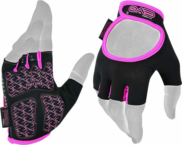 EVO Fitness Women Weight Lifting Gym Gloves Workout Ladies Exercise Cycling - EVO Fitness