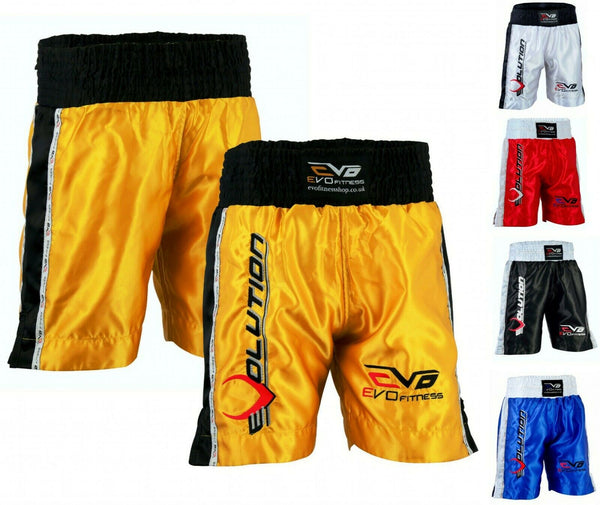 EVO Men Boxing Fight Shorts MMA Kick Boxing Martial Arts Gear Muay Thai UFC H - EVO Fitness